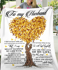 To My Husband Blanket – Forever Love From Wife (SKU26B-01279)