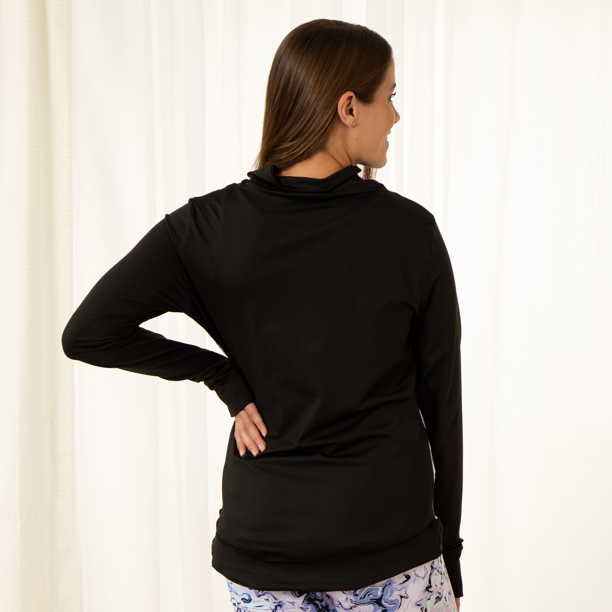 Conjunto cruzado Yoga de huella de pata