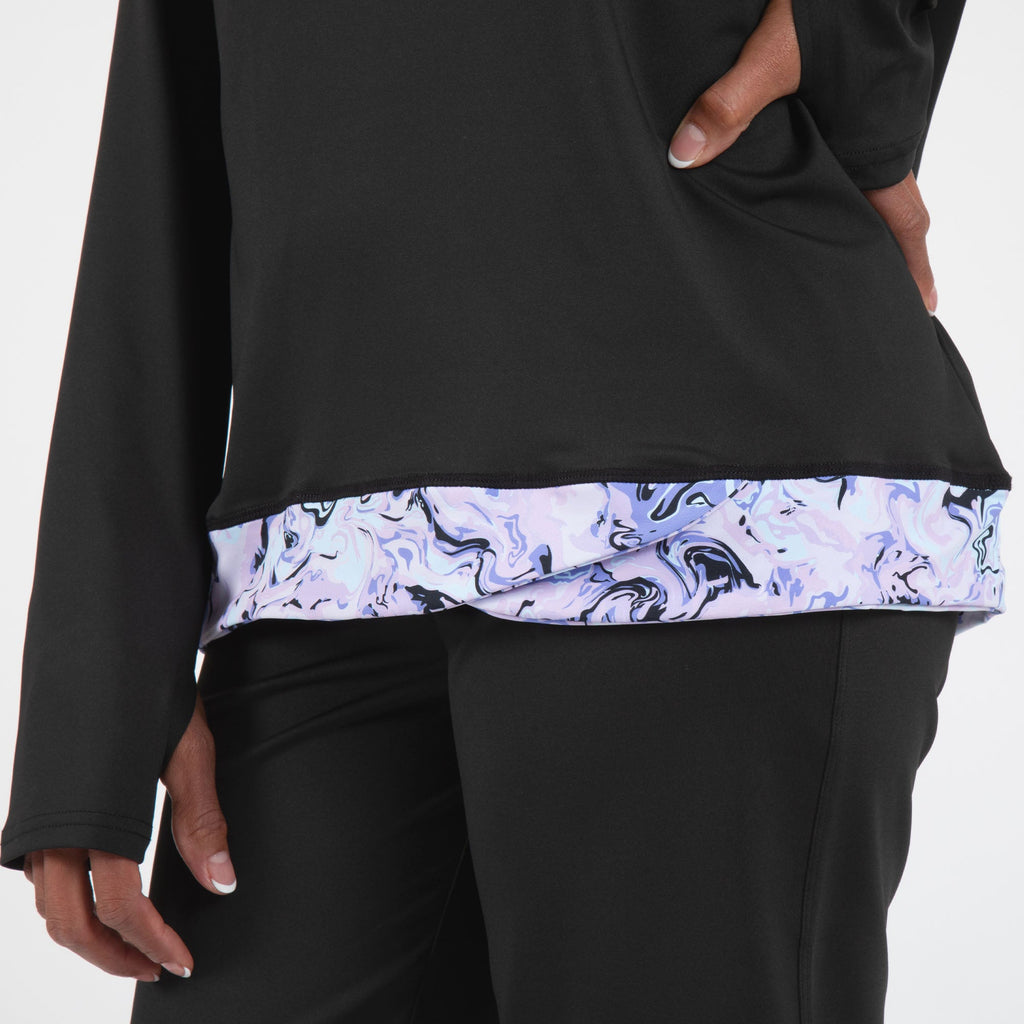 Conjunto cruzado Yoga de huella de pata