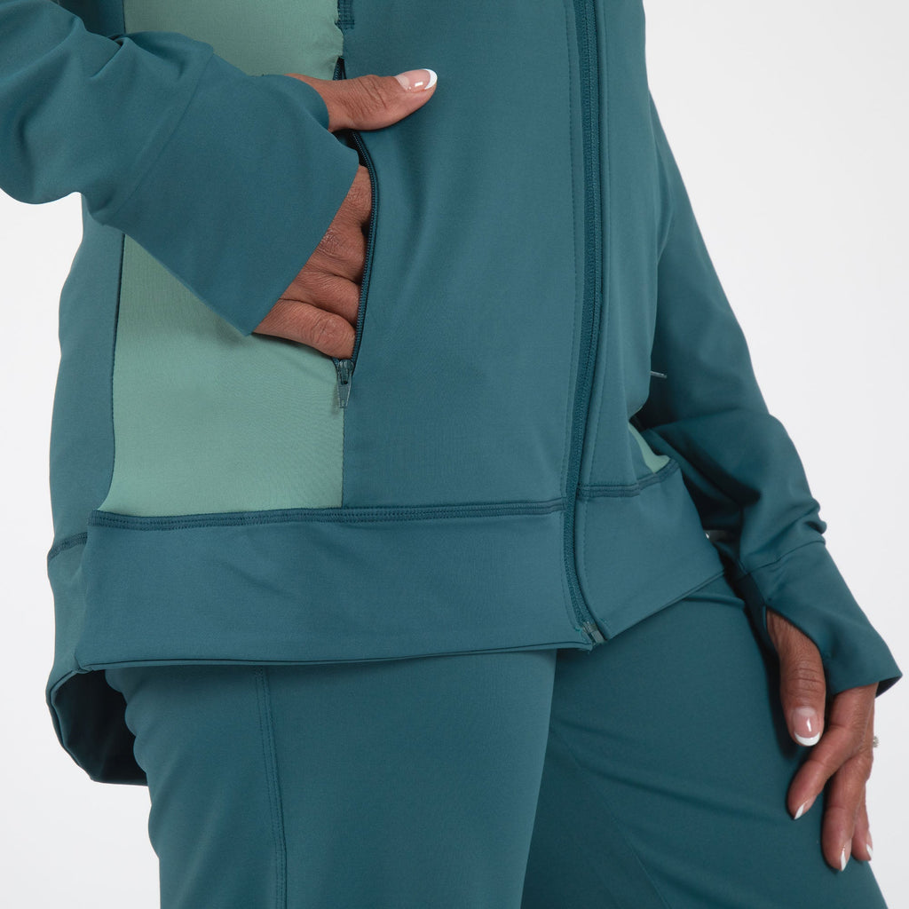 Conjunto cruzado Yoga de huella de pata