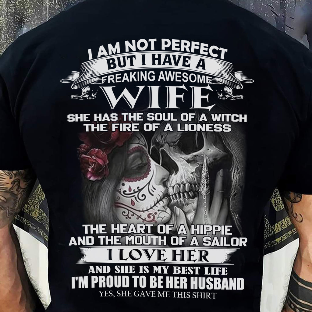 No Soy Perfecto, Pero Tengo Una Esposa Jodidamente Increíble - Regalo de Esposa para Esposo - NGHL00 (SKU06-31-00)