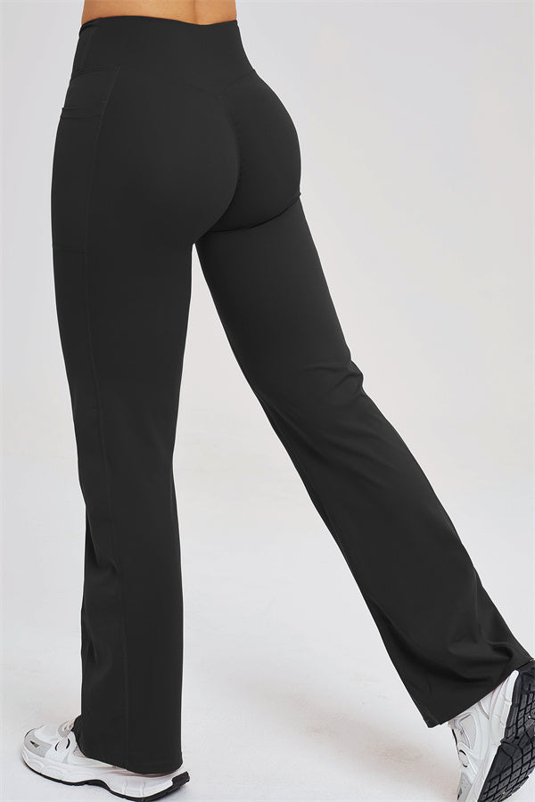 El conjunto de 3 piezas Sizzle Zip Jacket Sports Bra Flared Leggings