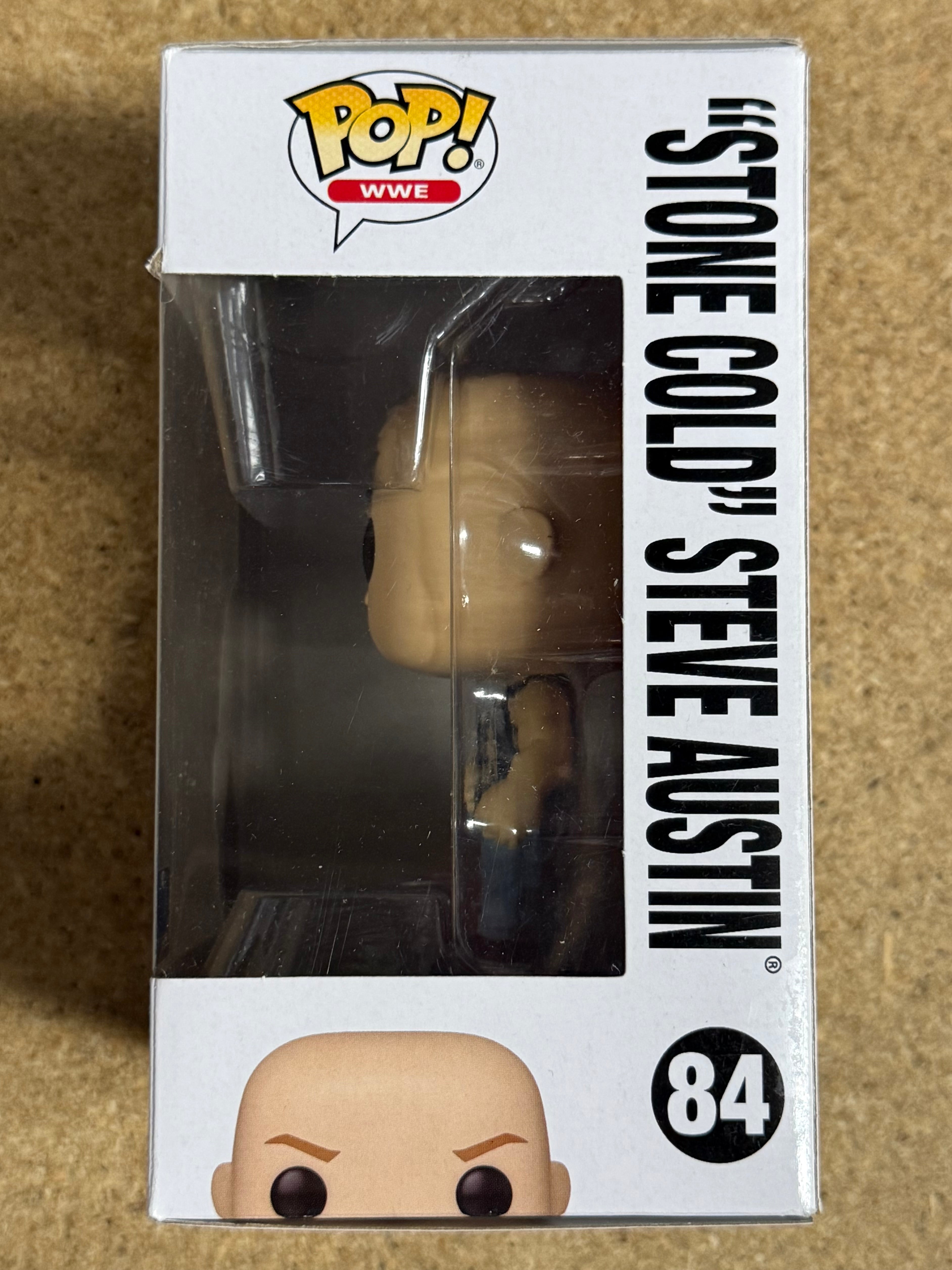 ¡Funko Pop! WWE Stone Cold Steve Austin con cinturón Smoking Skull #84 Stunner 2021