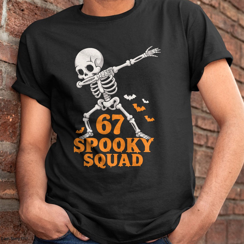 67 Humor de Memes 6-7 Divertida camiseta de Halloween con el seis y el siete - Camiseta/Sudadera con capucha unisex de Halloween - NGHL00