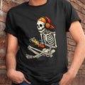 Camiseta de manga corta para niños y hombres con diseño de esqueleto para Halloween, para videojuegos - Camiseta unisex de Halloween/Sudadera con capucha - NGHL00
