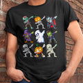 Camiseta de Halloween para niños con estampado de esqueleto, zombi, calabaza, momia y dabbing - Camiseta/Sudadera unisex de Halloween - NGHL00