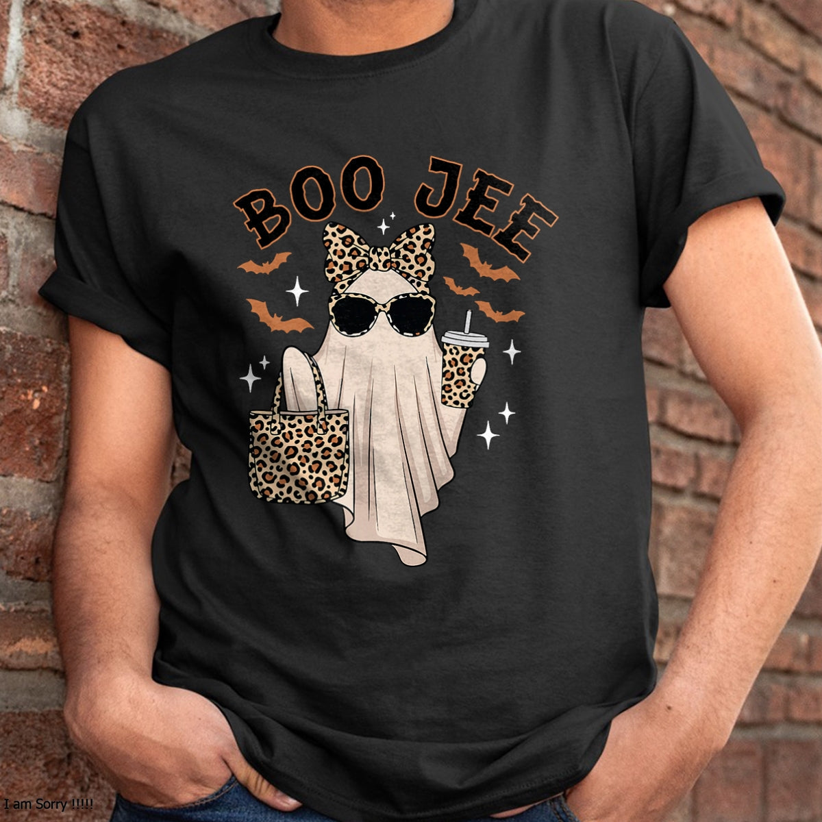 Camiseta Boo JEE Boujee con Fantasma Rosa para Halloween y Vibras de Octubre - Camiseta/Sudadera Unisex de Halloween - NGHL00 (Copia) (Copia) (Copia)