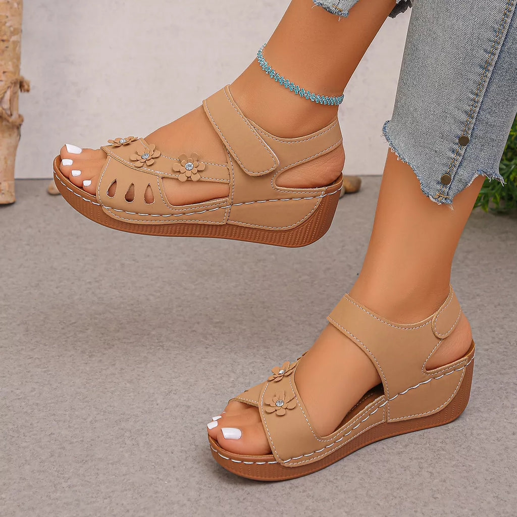 Open Toe Wedge Sandals