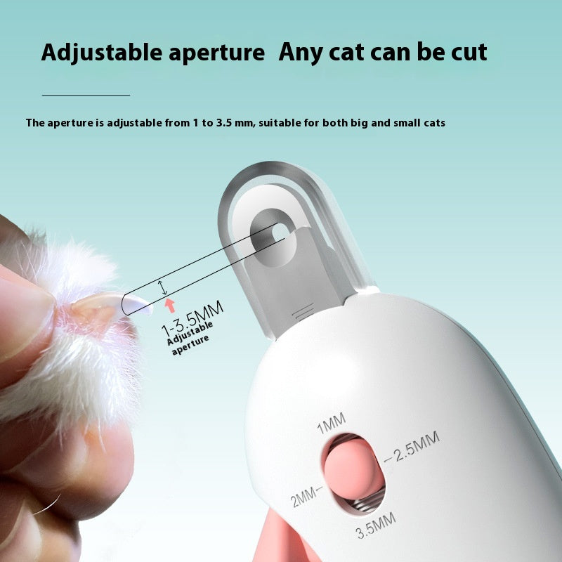 Pet Nail Clippers with Gravity Push Mechanism