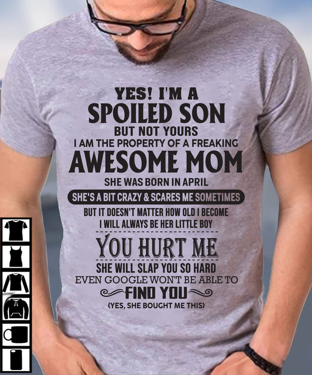 Abril - Mamá Impresionante - Regalo perfecto para hijo de parte de mamá - NGHL04 (SKU-MS01-04)
