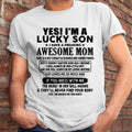I am Lucky Son - Gift For Son From Mom - NGHL00 - (SKU-T1206LMS-00)