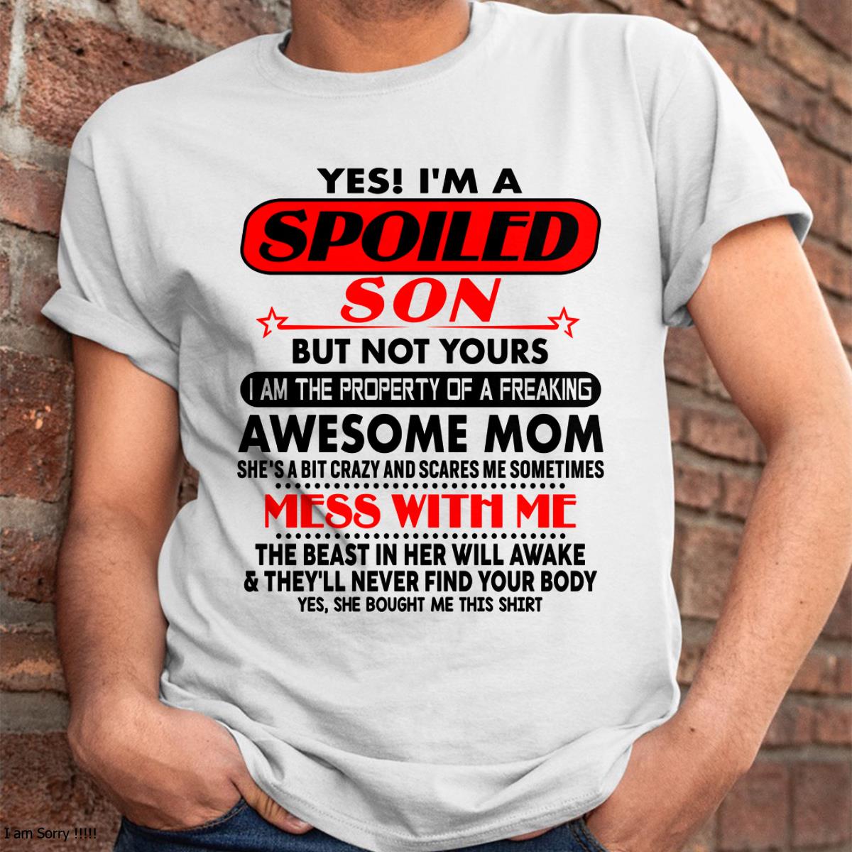 Soy un hijo consentido - Regalo para mi hijo de mamá - NGHL00 - (SKU-T1206MS-00)
