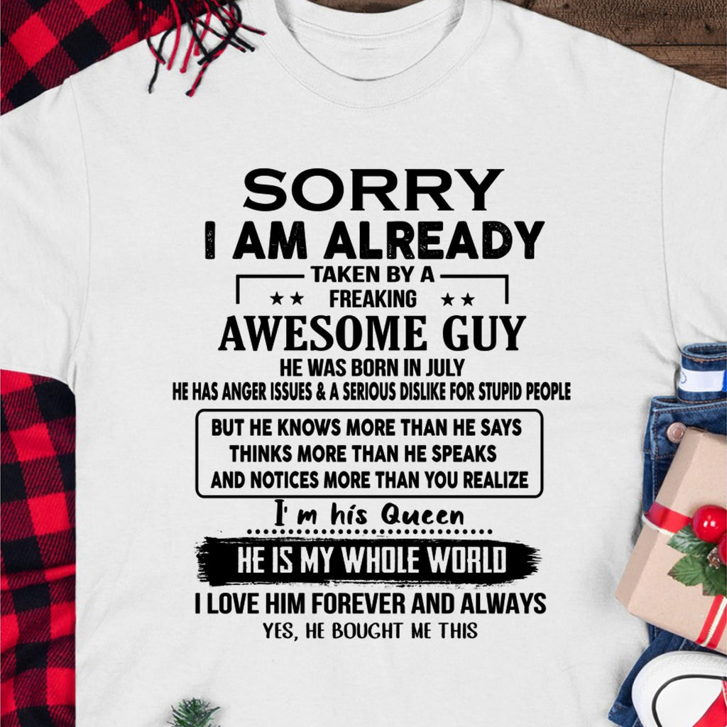 Julio - Hombre Increíble - El regalo perfecto para tu novia o esposa De Esposo - NGHL07 (SKUT08-11-07)