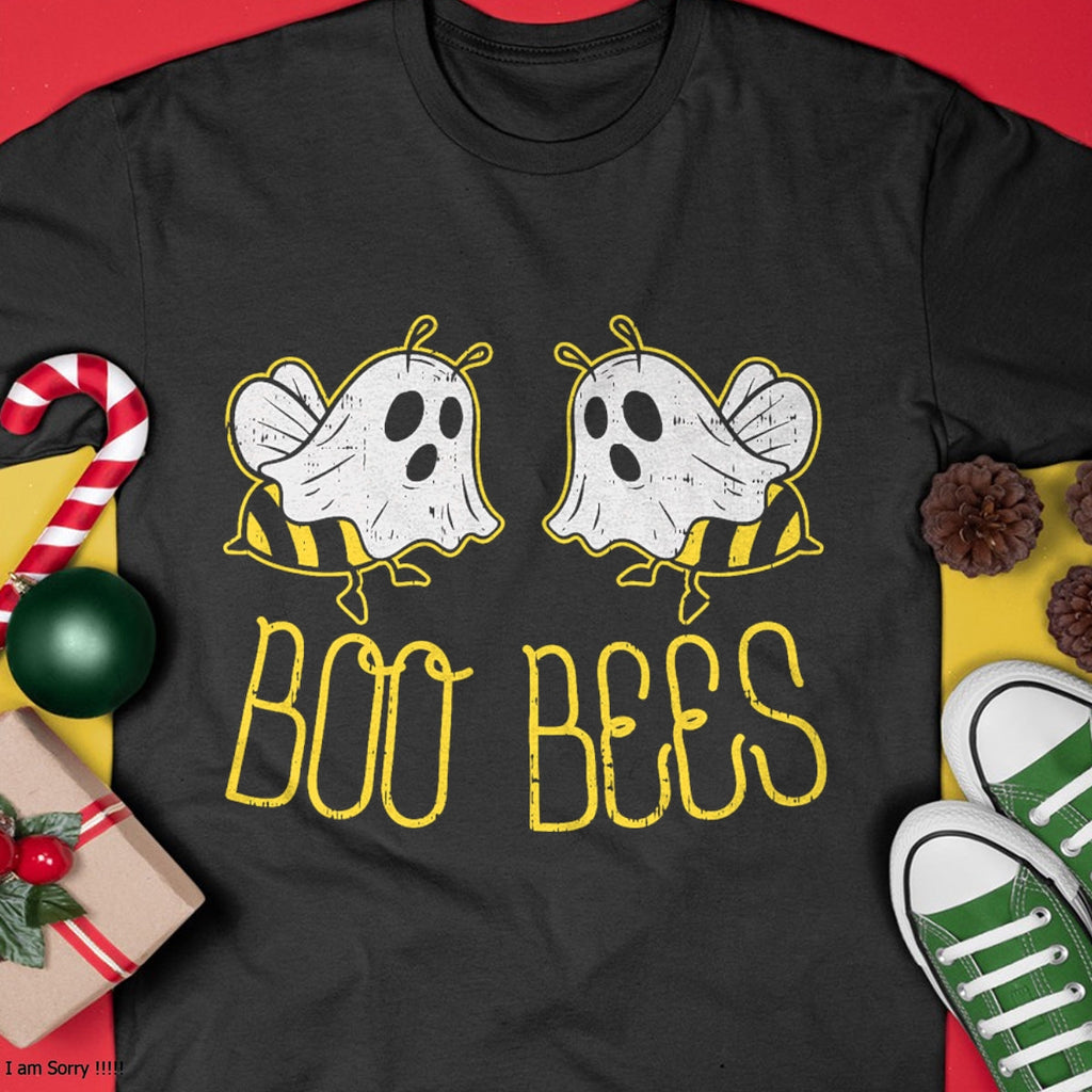 Disfraz divertido de Halloween para parejas de Boo Bees para mujer, camiseta para mujer - Camiseta/Sudadera unisex de Halloween - NGHL00