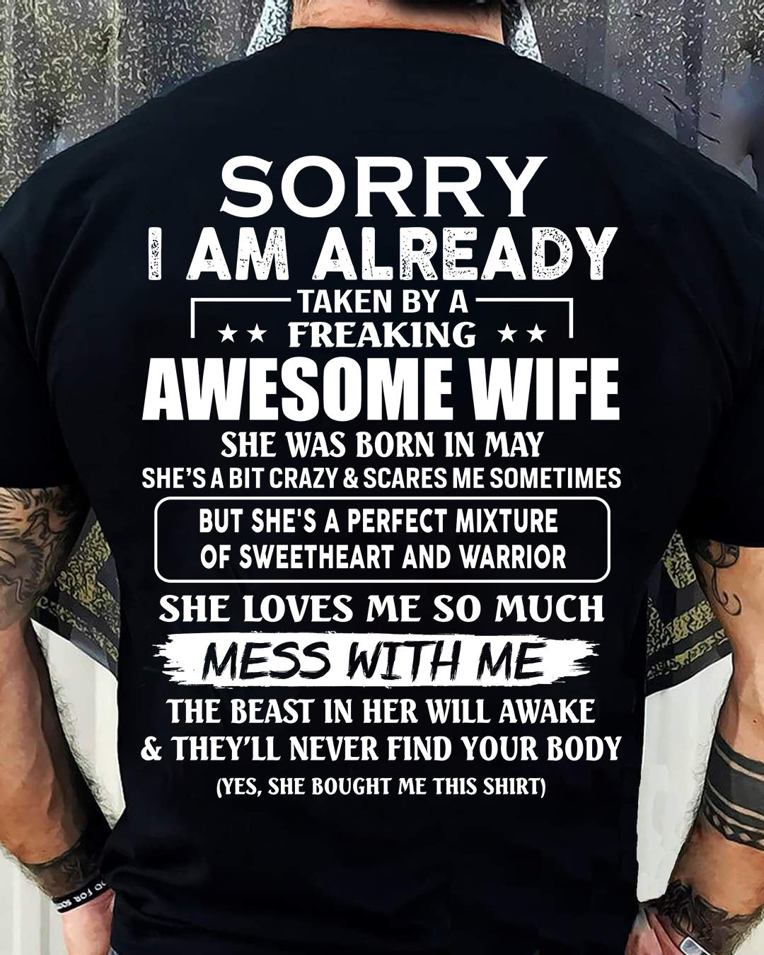 Wife May - Perfect gift for your husband - NGHL05 (SKU68-86-05)