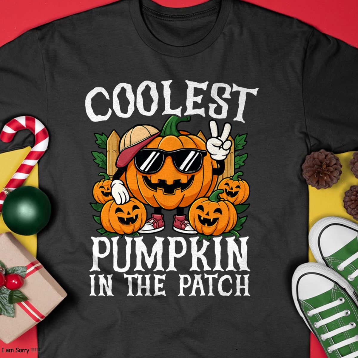 Camiseta de Halloween para niños y niñas con el texto "Coolest Pumpkin In The Patch" - Camiseta/Sudadera con Capucha Unisex de Halloween - NGHL00