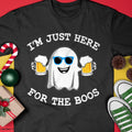 Divertida camiseta de regalo de disfraz de Halloween "I'm just here for the boos" - Camiseta/Sudadera con capucha unisex de Halloween - NGHL00