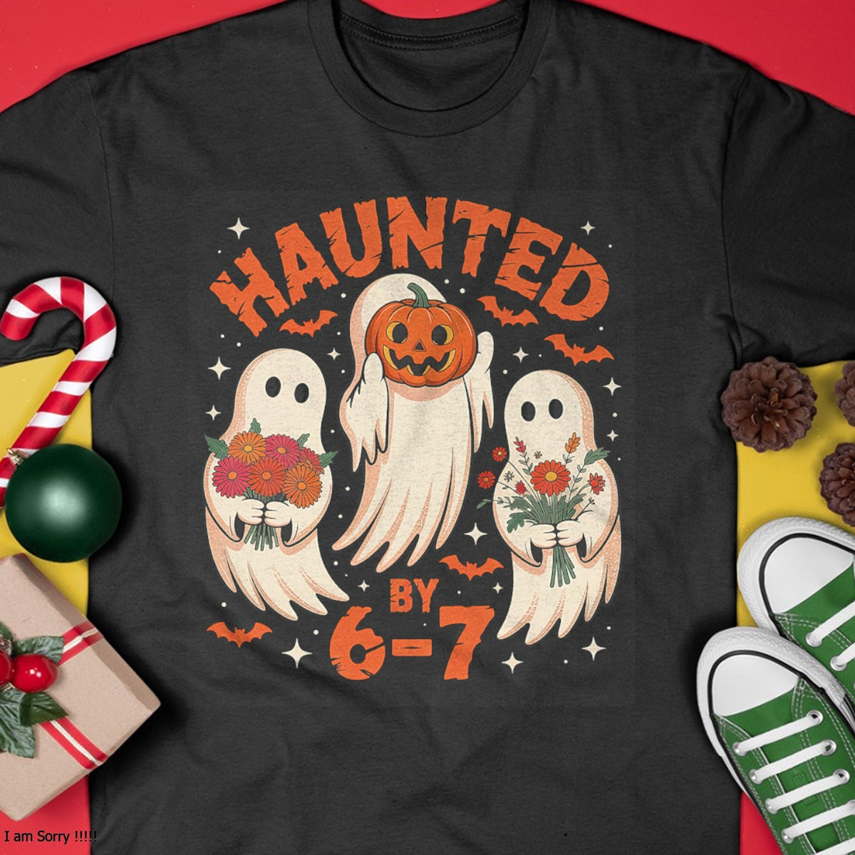 Camiseta 67 Meme Halloween Embrujado por 6 7 Seis Siete - Camiseta/Sudadera Unisex de Halloween - NGHL00 (Copia)