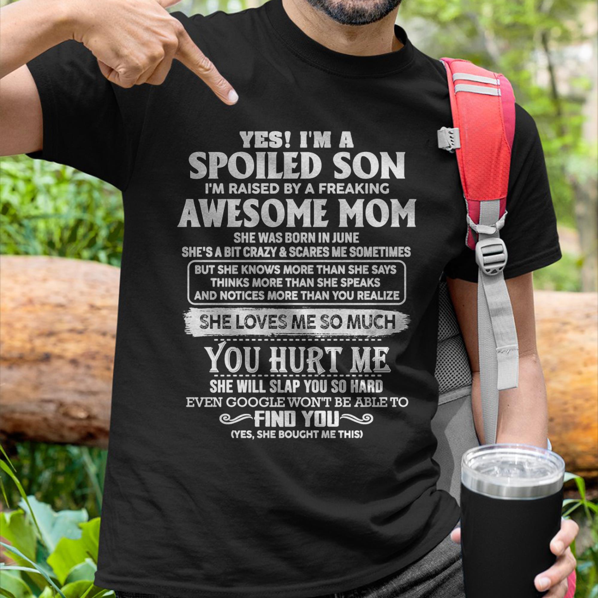 June - Awesome Mom - Perfect Gift For Spoiled Son From Mom - NGHL06 (SKU05-47-06)