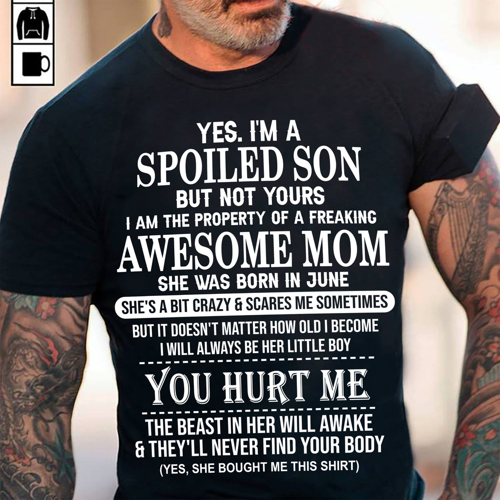 Junio - Mamá Increíble Nacida en Junio - Regalo especial para Hijo de parte de Mamá - NGHL06 (SKU10-45-06)