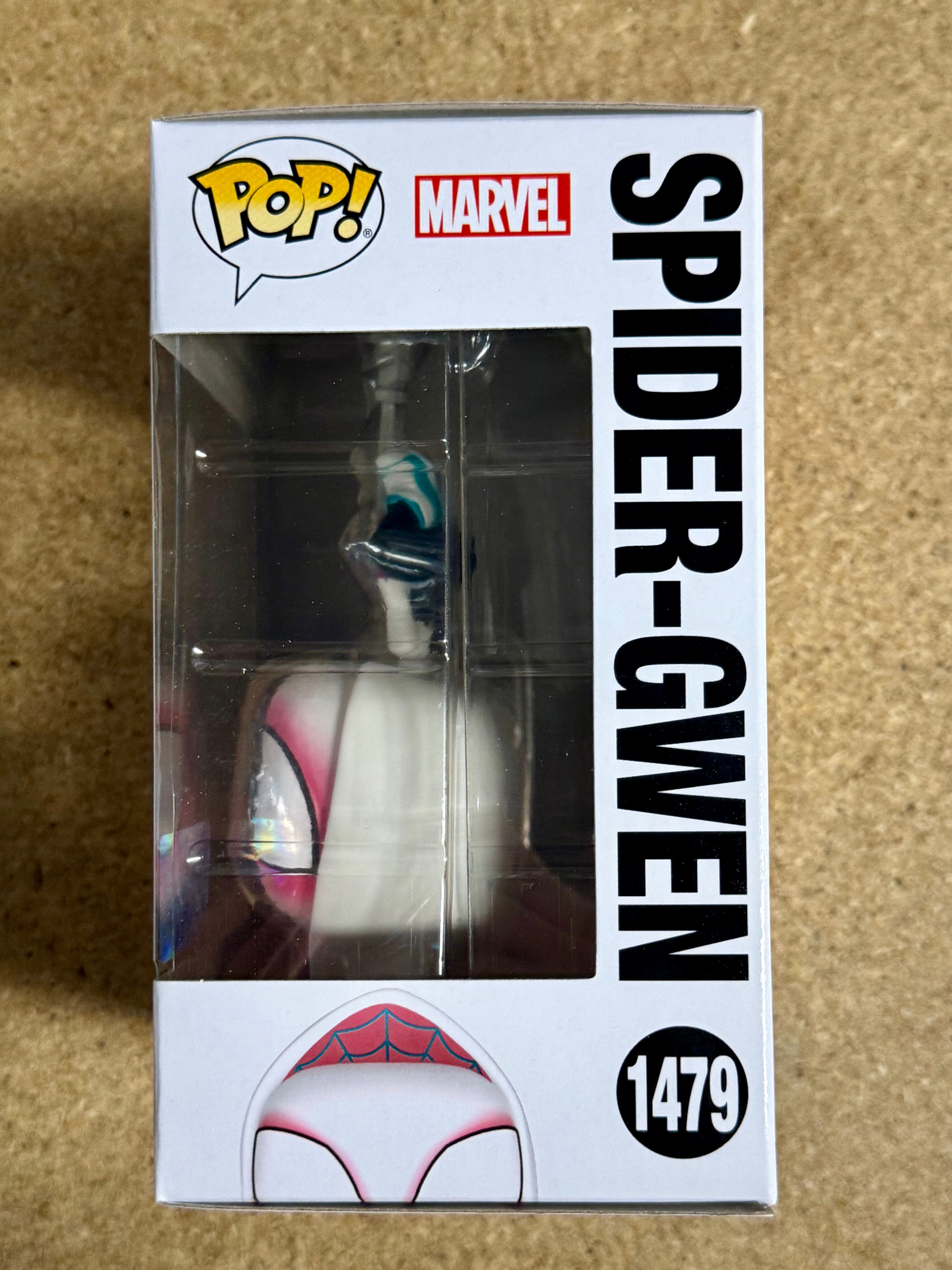Funko Pop! Marvel Spider-Gwen Colgando #1479 Across The Spider-Verse 2025 Exclusivo