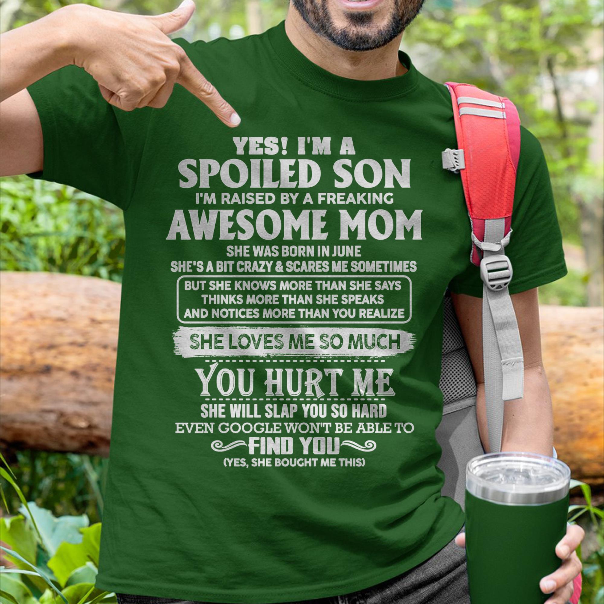 June - Awesome Mom - Perfect Gift For Spoiled Son From Mom - NGHL06 (SKU05-47-06)