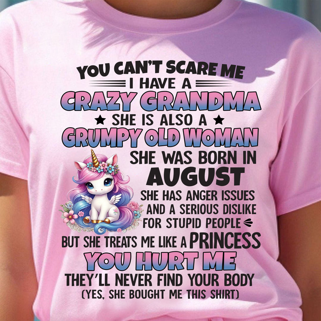 AUGUST - YOU CAN'T SCARE ME - GIFT FROM GRANDMA - NGHL08 (SKU09-106-08)