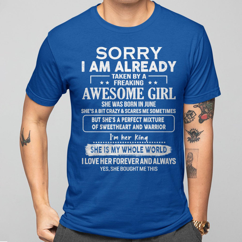 June - Awesome Girl - Perfect Gift For Your Boyfriend, Husband From Wife - NGHL06 (SKU04-86MT-06)