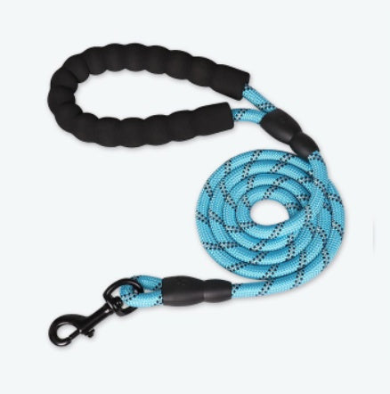 Nylon Reflective Dog Leash — 6 Colors, 9 Size Options