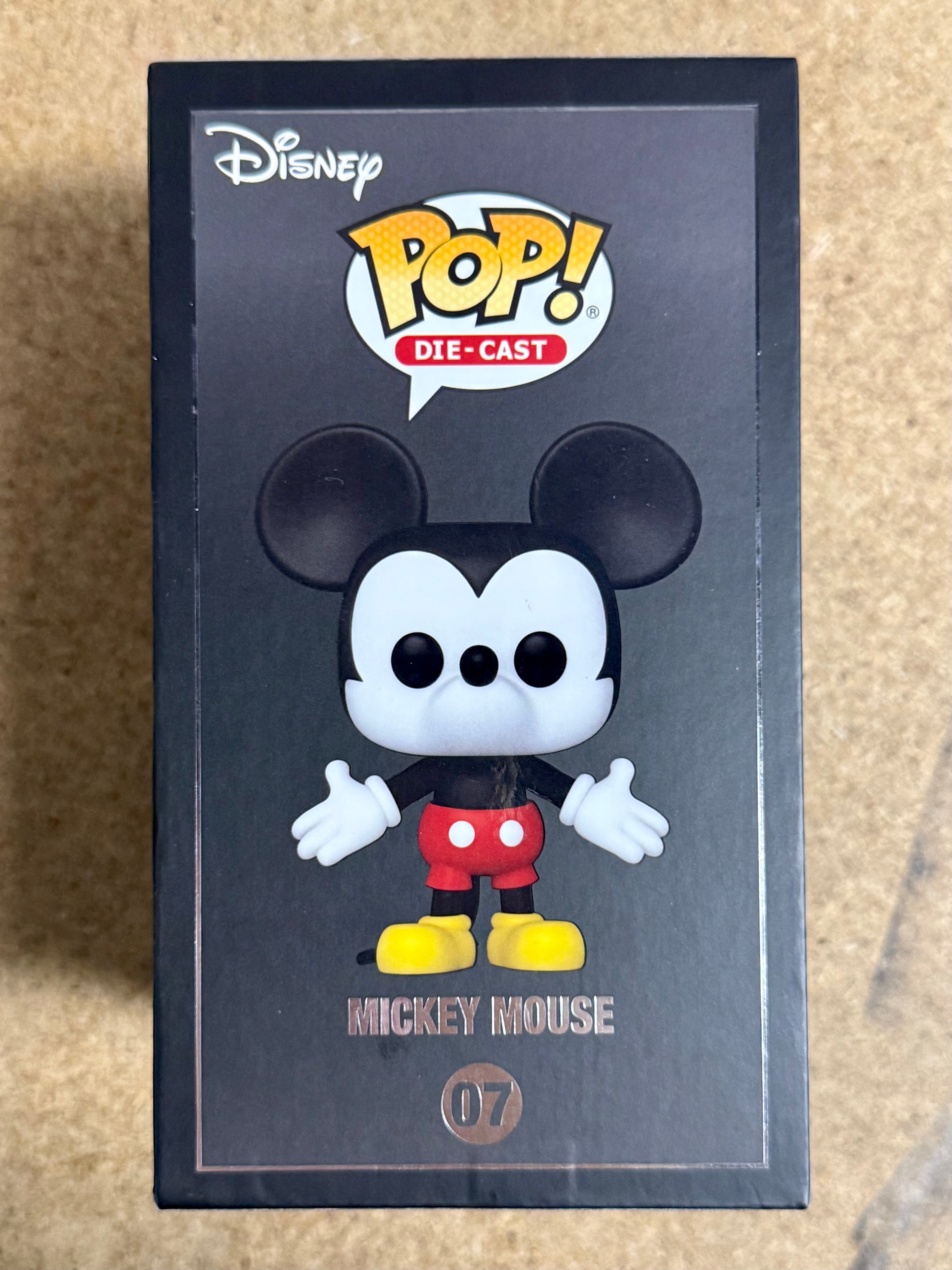 Funko Pop! Die-Cast Mickey Mouse #07 Disney Funko Shop Exclusivo 2022