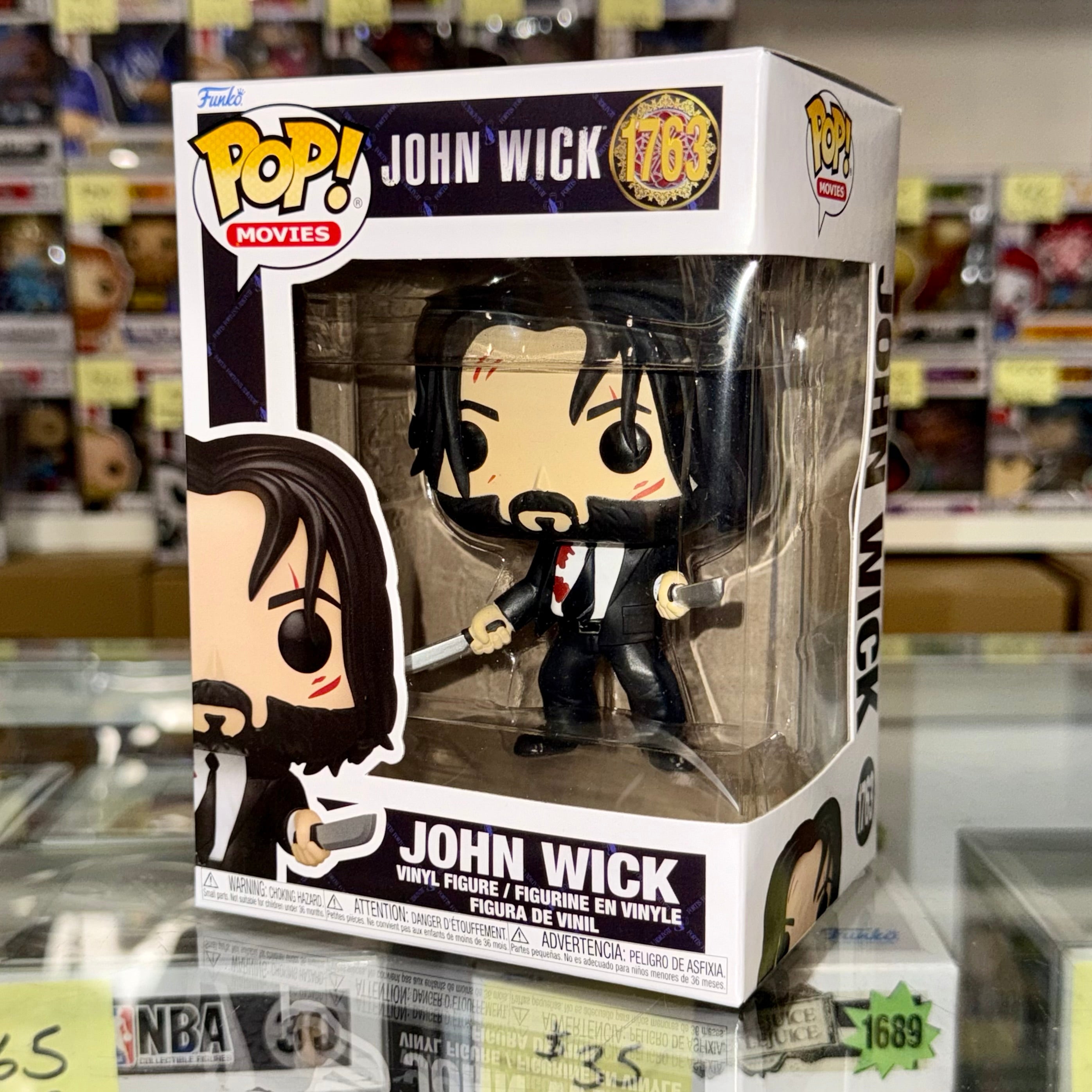 Funko Pop! Movies Bloody John Wick With Knives #1763 Chapter 4 2024