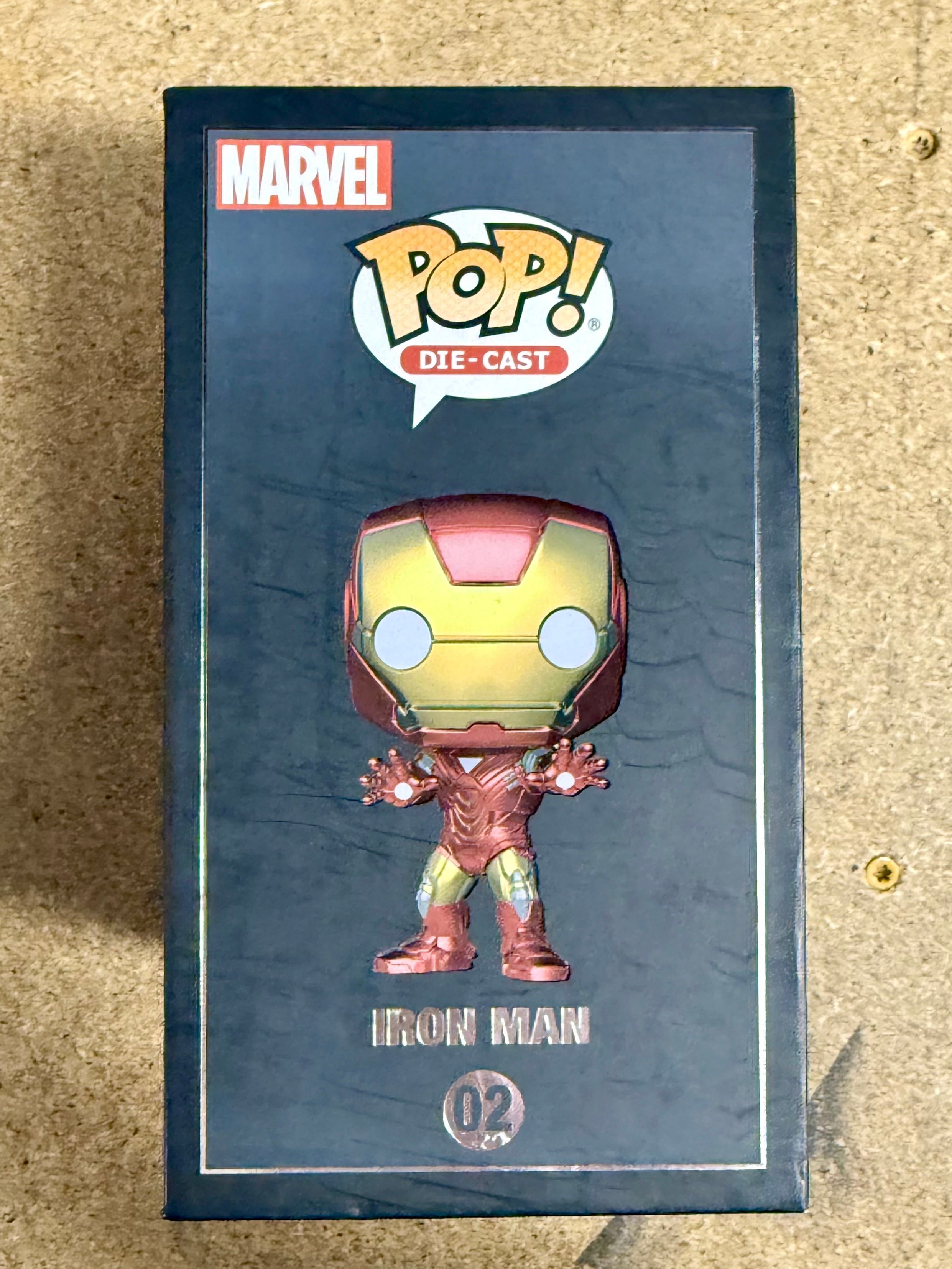 Funko Pop! Die-Cast Iron Man #02 Marvel MCU Avengers Exclusivo de Funko Shop 2021