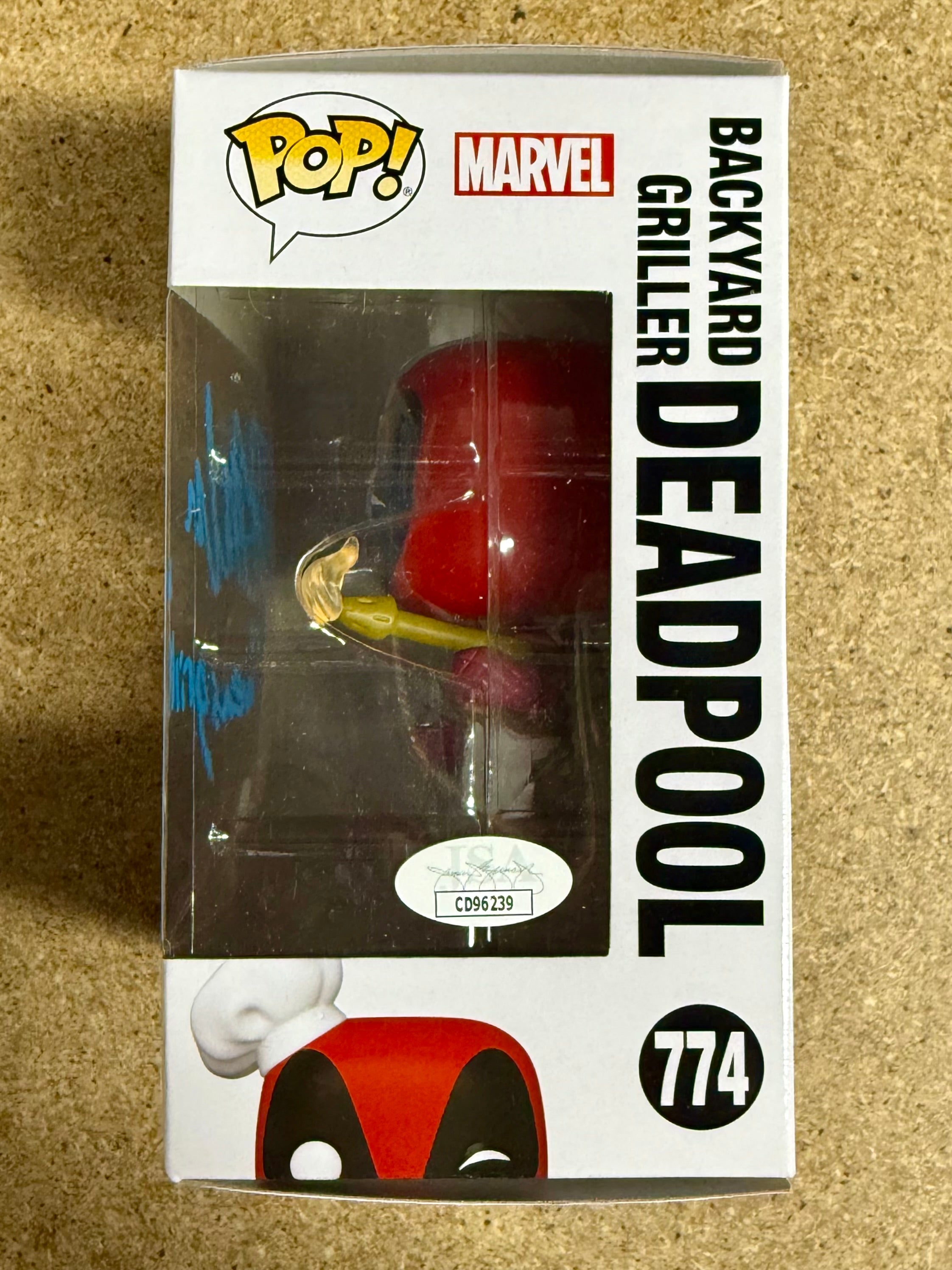 TJ Miller “Weasel” Signed Backyard Griller Deadpool Funko Pop #774 With JSA COA
