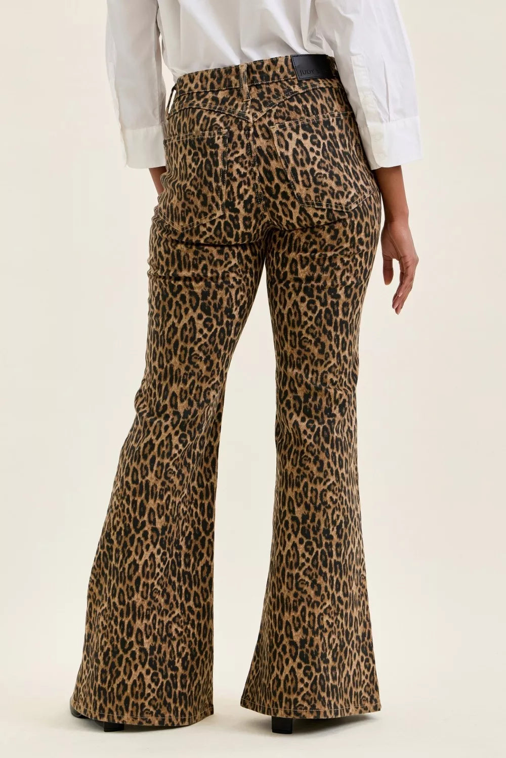 Jeans Judy Blue Mr Jaqueline Acampanados Estampado Leopardo