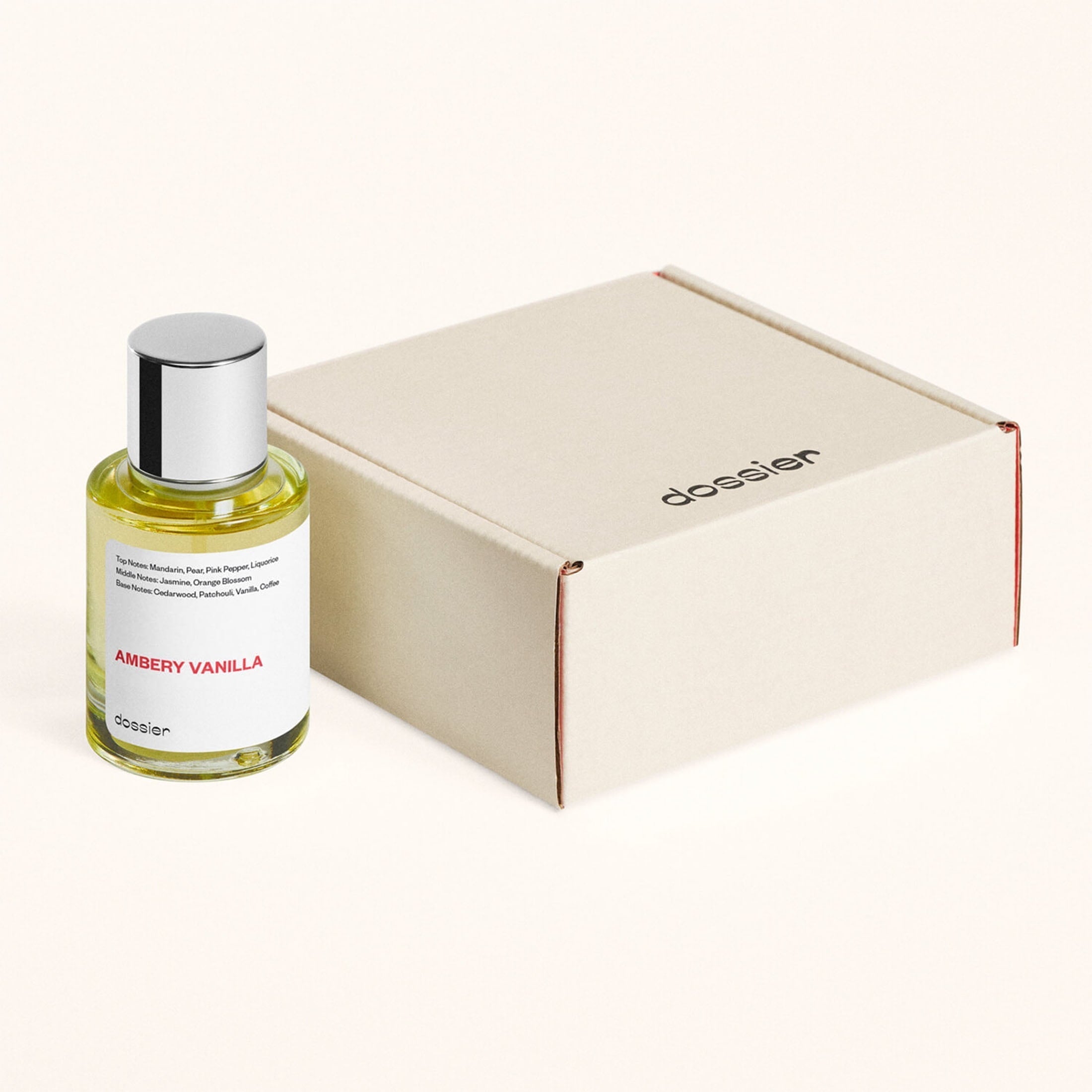 Dossier Ambery Vanilla Eau de Parfum para Mujer, 50ml / 1.7 oz
