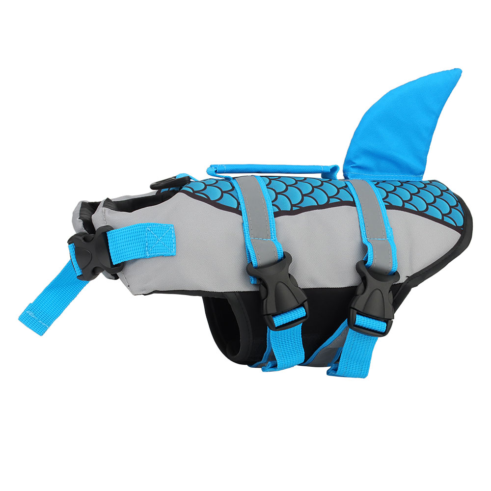 Dog Life Jacket with Rescue Handle — 5 Colors, Sizes XS–2XL