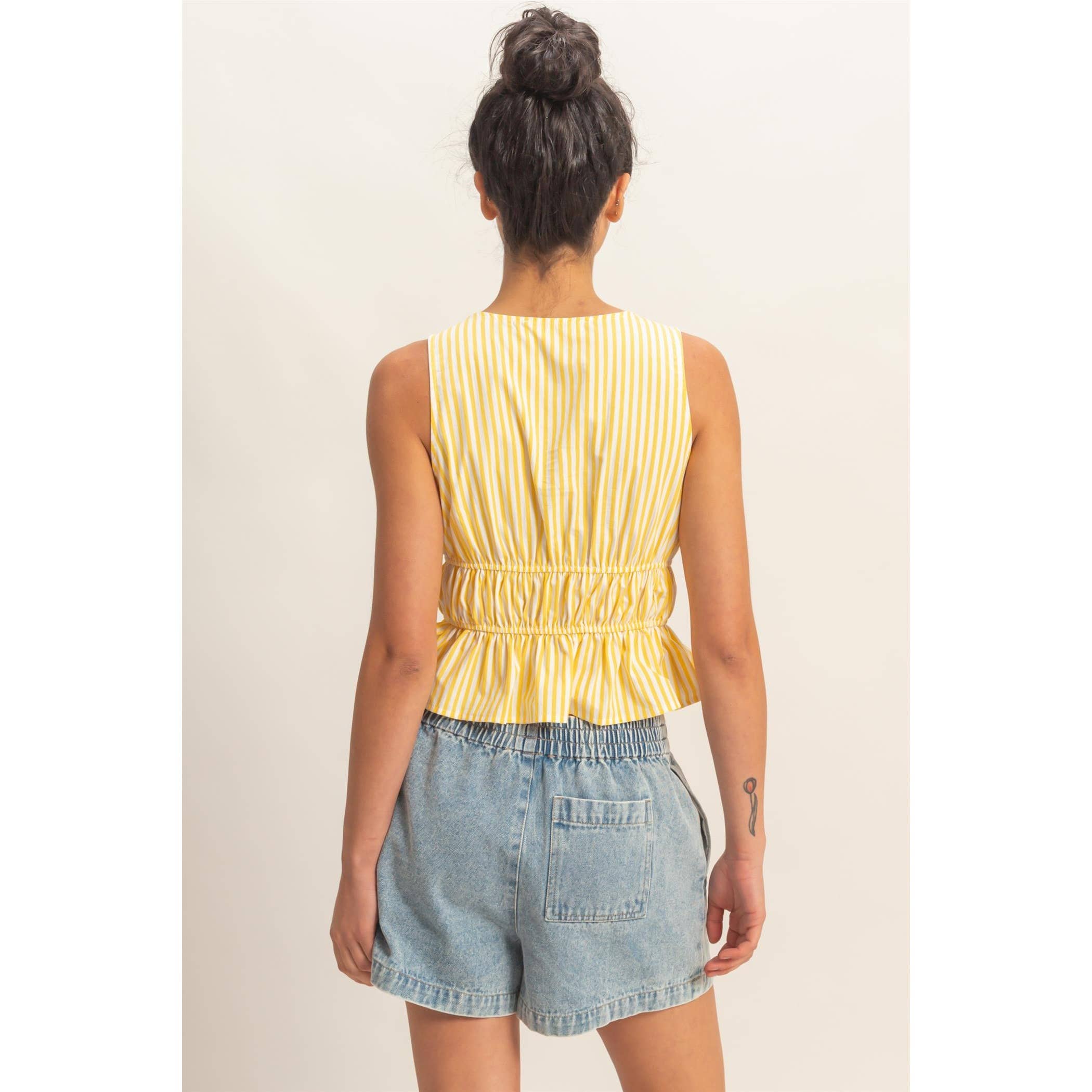 Sunny Side Striped Top