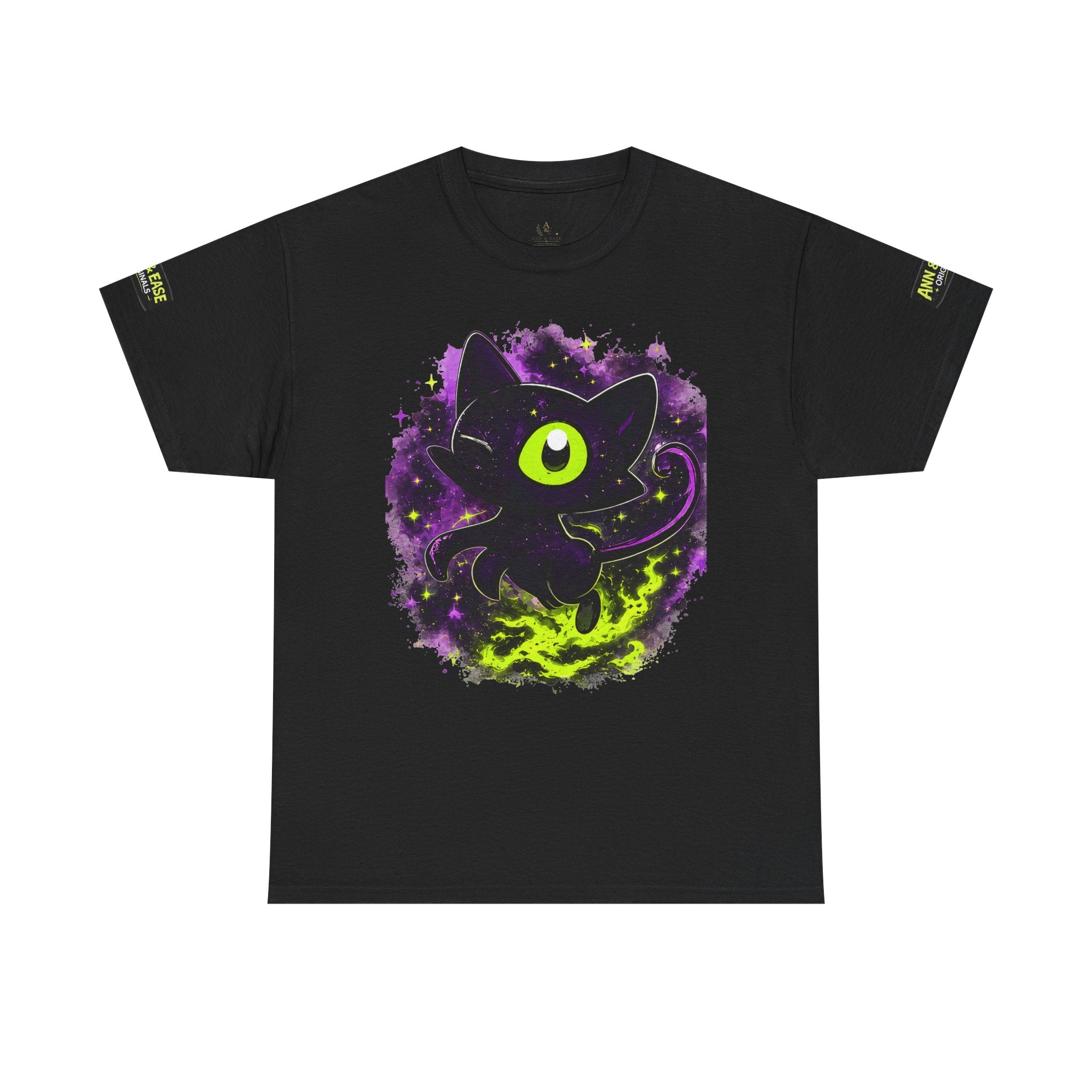 Void Cat T-Shirt — "Void Cat: I Don't Chase Light, I Create My Own" Graphic Tee