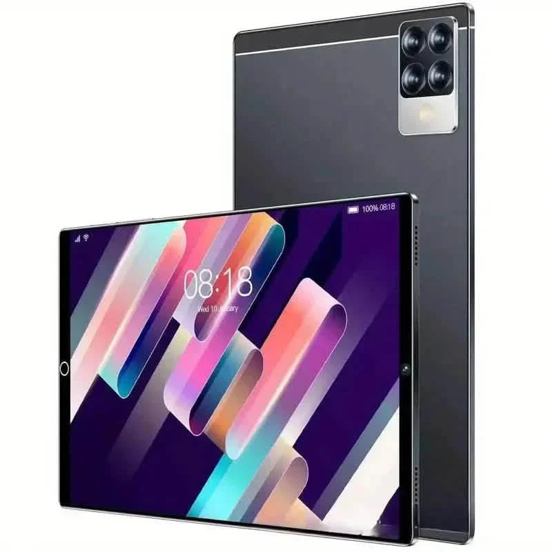Tablet inteligente 5G de 10.1 pulgadas - Ranuras para doble tarjeta SIM, 8 GB de RAM, 256 GB de almacenamiento, cámara de 24 MP + 48 MP + Más