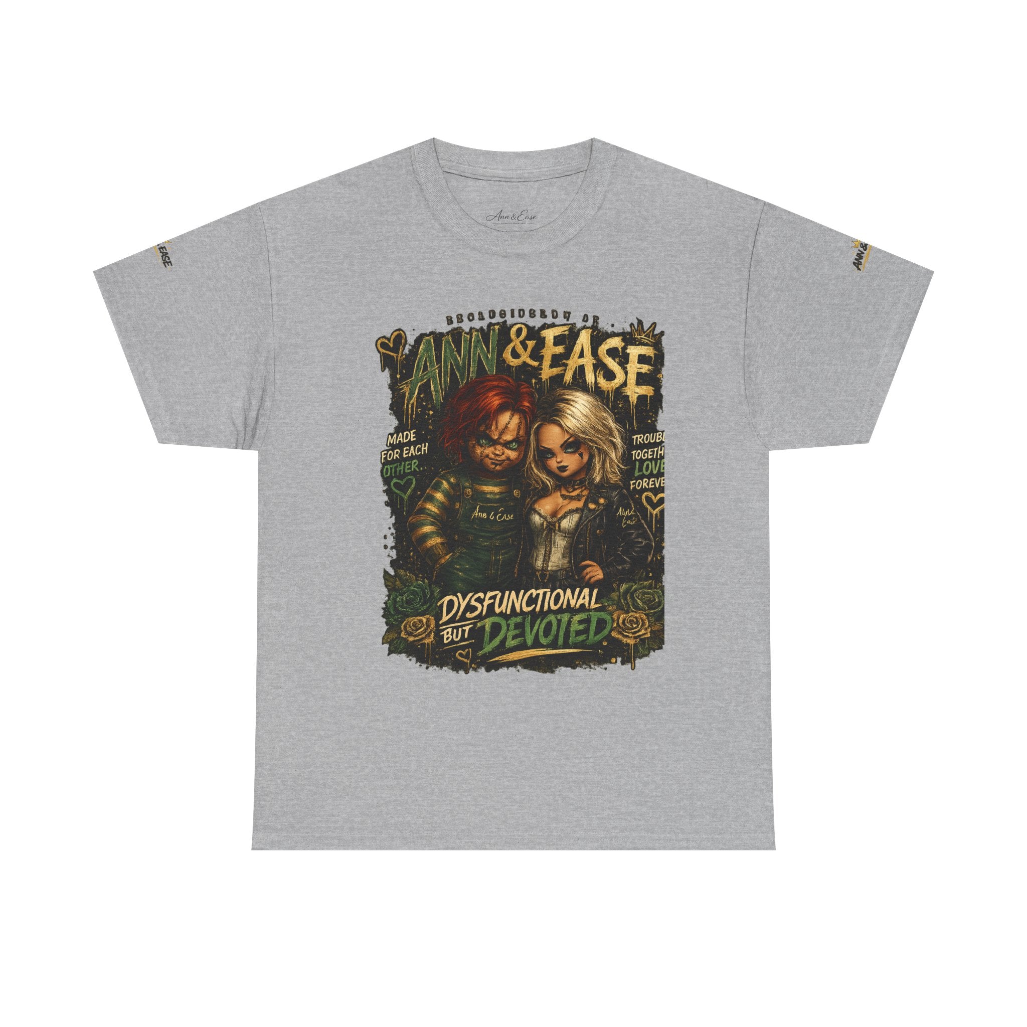 Ann & Ease "Dysfunctional But Devoted" Graphic Tee