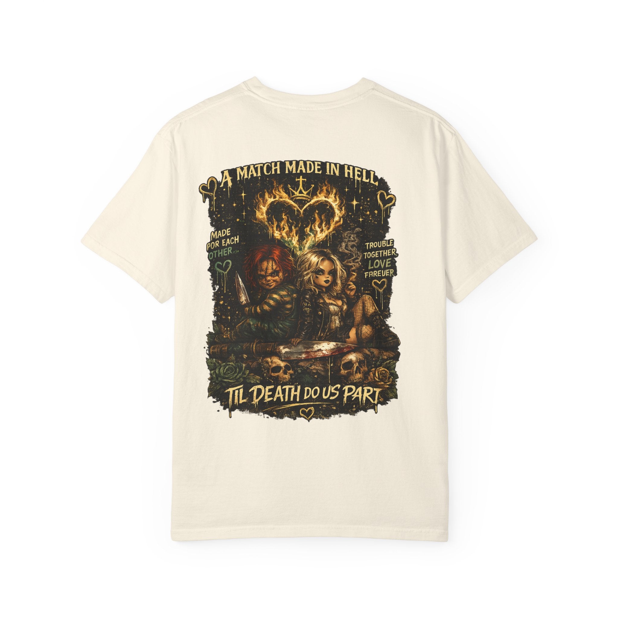 Ann & Ease Camiseta Gráfica "Disfuncional Pero Devota"