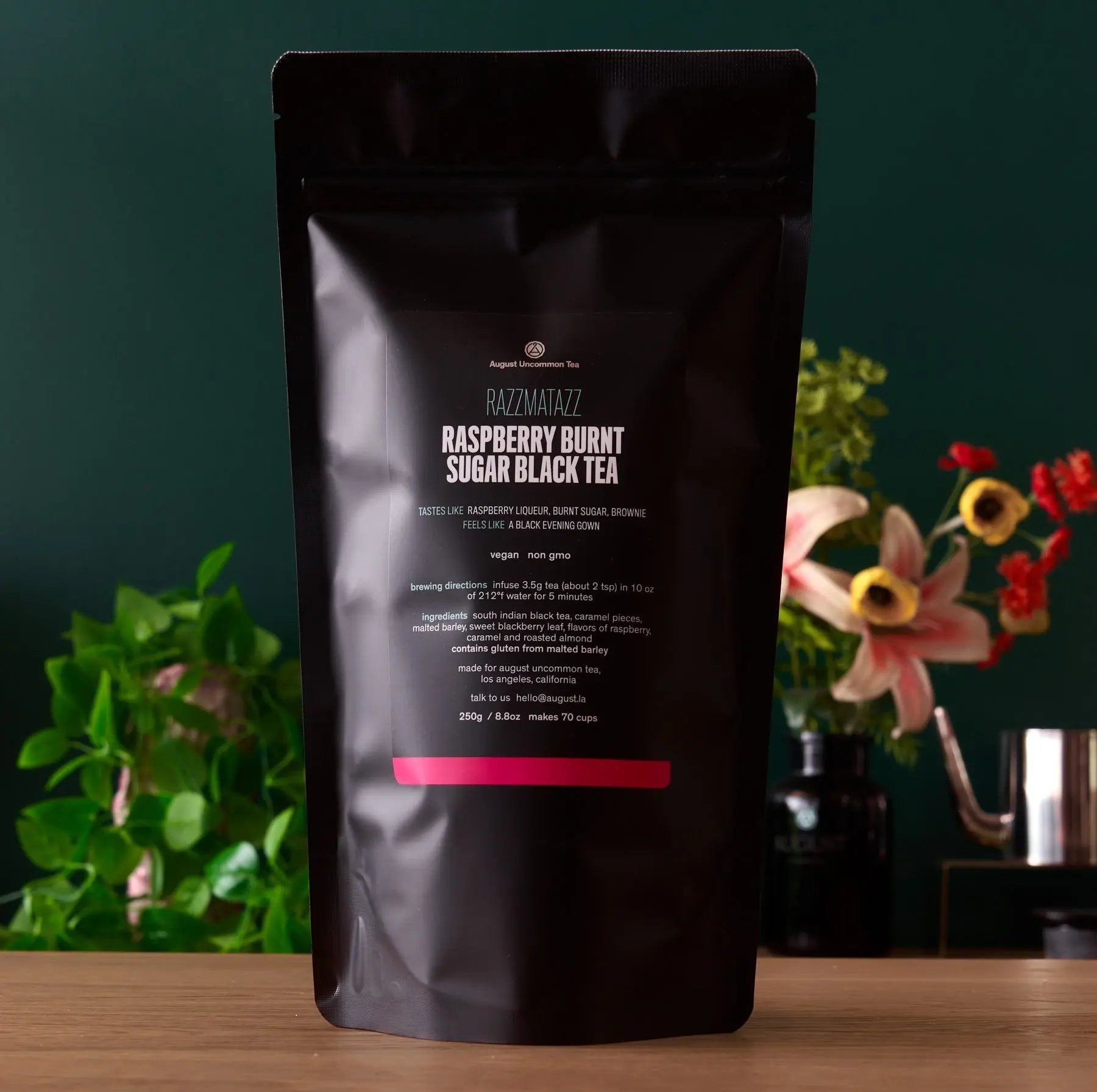Razzmatazz - Té Negro de Frambuesa y Azúcar Caramelizado