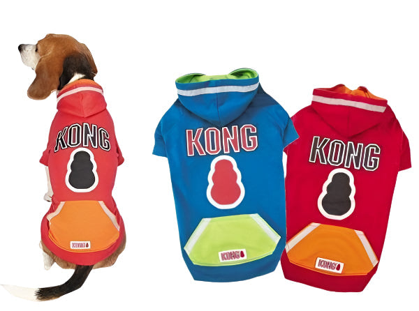 Sudadera con capucha KONG Reflective para perro