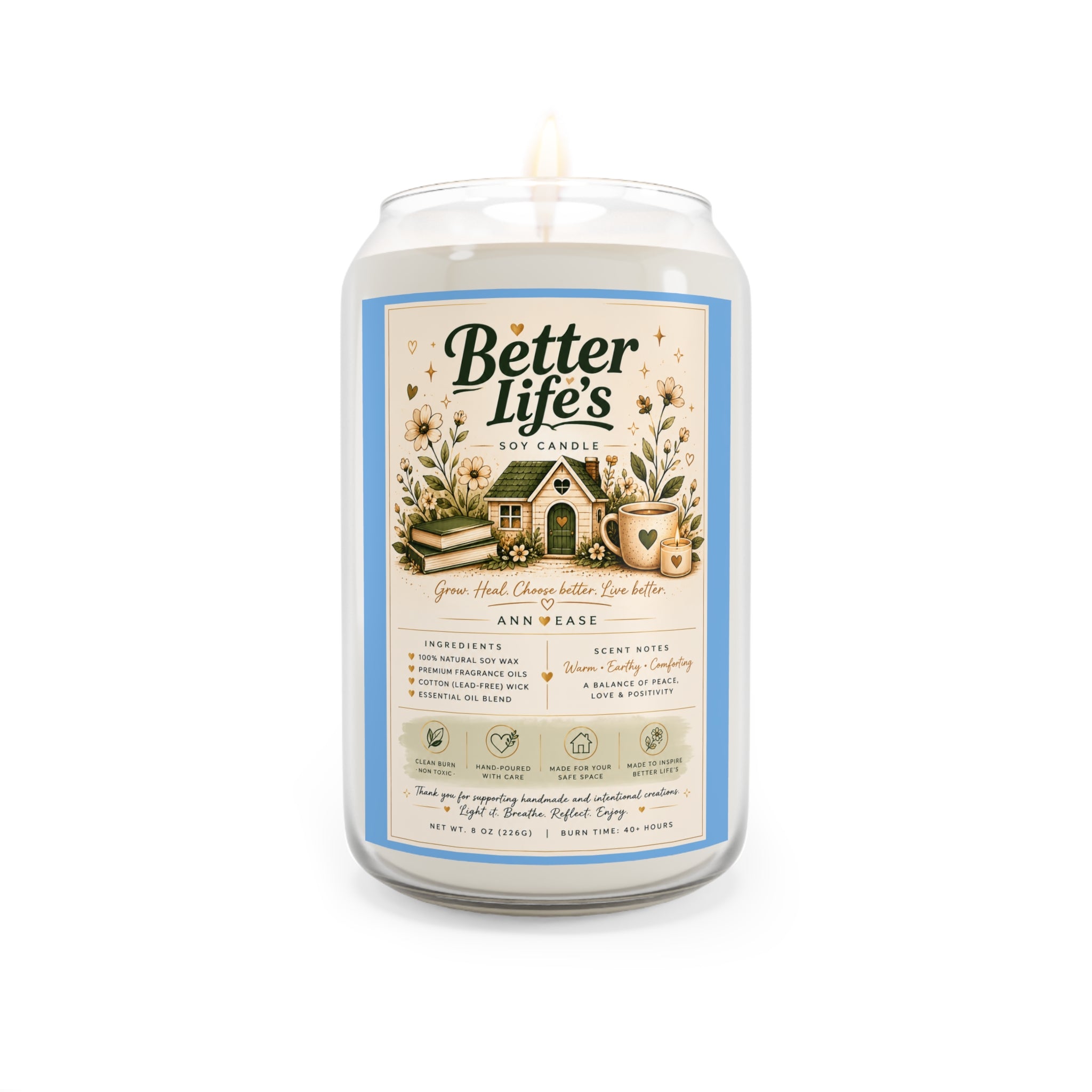 Better Life’s Scented Soy Candle — 13.75oz Cozy Cottage Fragrance