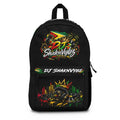 DJ ShaknVybz Reggae-Inspired Backpack — Music DJ Headphones & Soundwave Design