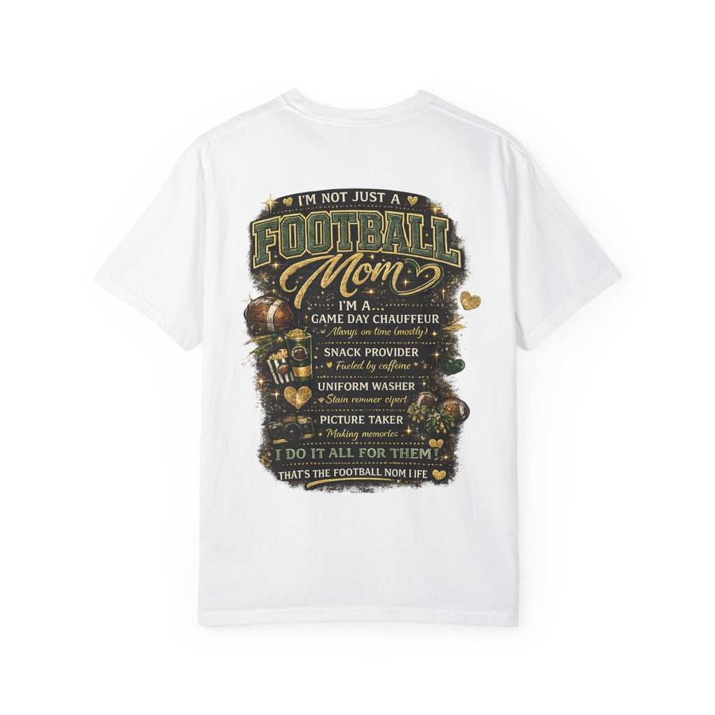 Camiseta de mamá de fútbol — Regalo de mamá de fútbol ruidosa, orgullosa y dedicada