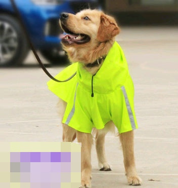 Reflective Waterproof Dog Raincoat — 5 Colors, Sizes S–5XL