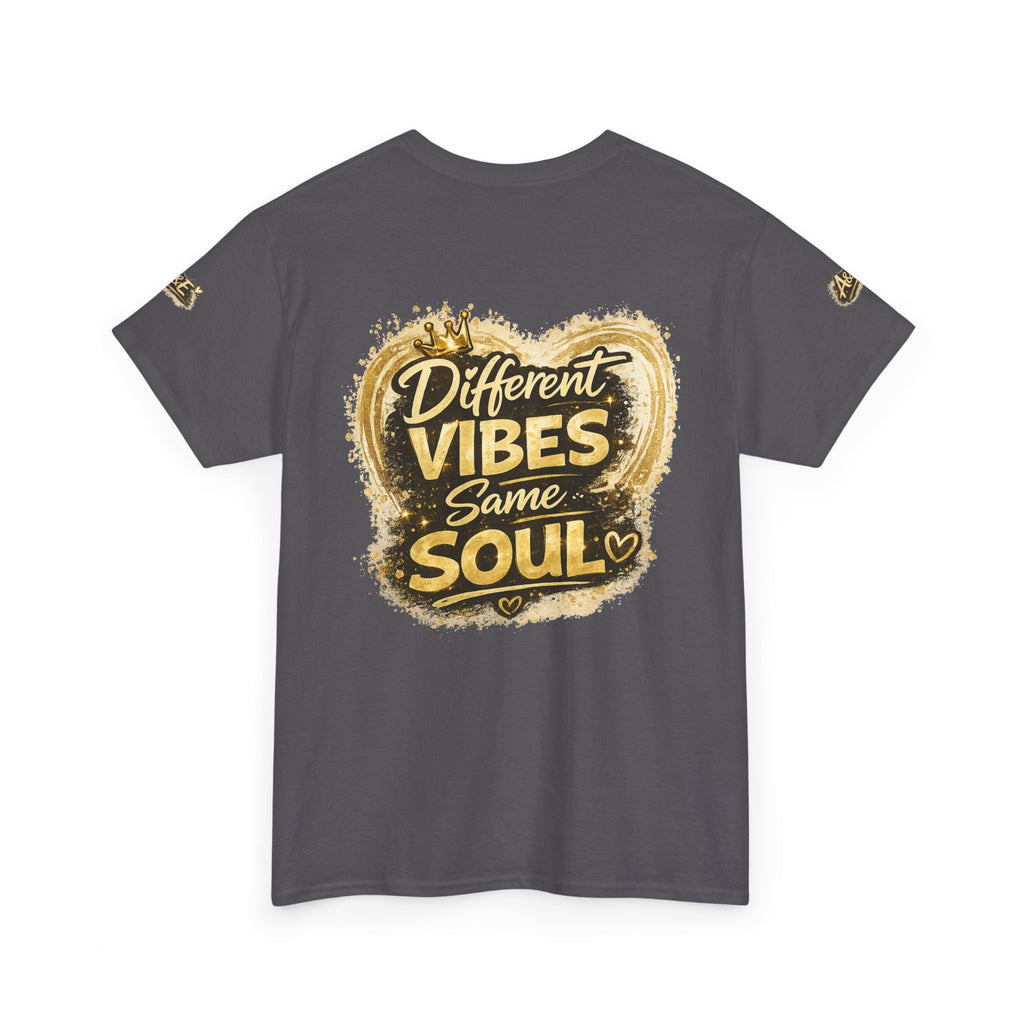 Better Together Couples Tee — "Different Vibes, Same Soul" Graphic T-Shirt