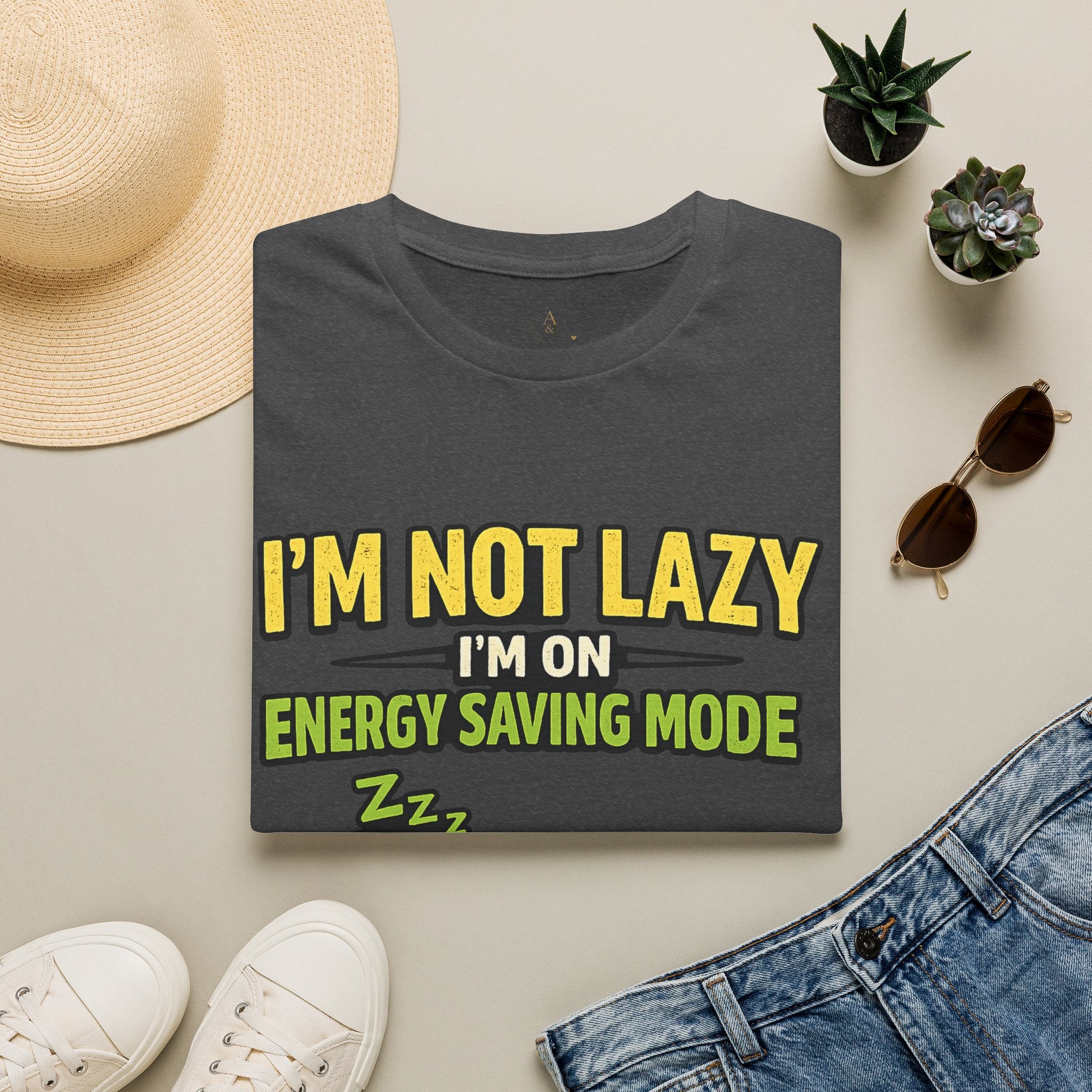 I'm Not Lazy — Energy Saving Mode T-Shirt