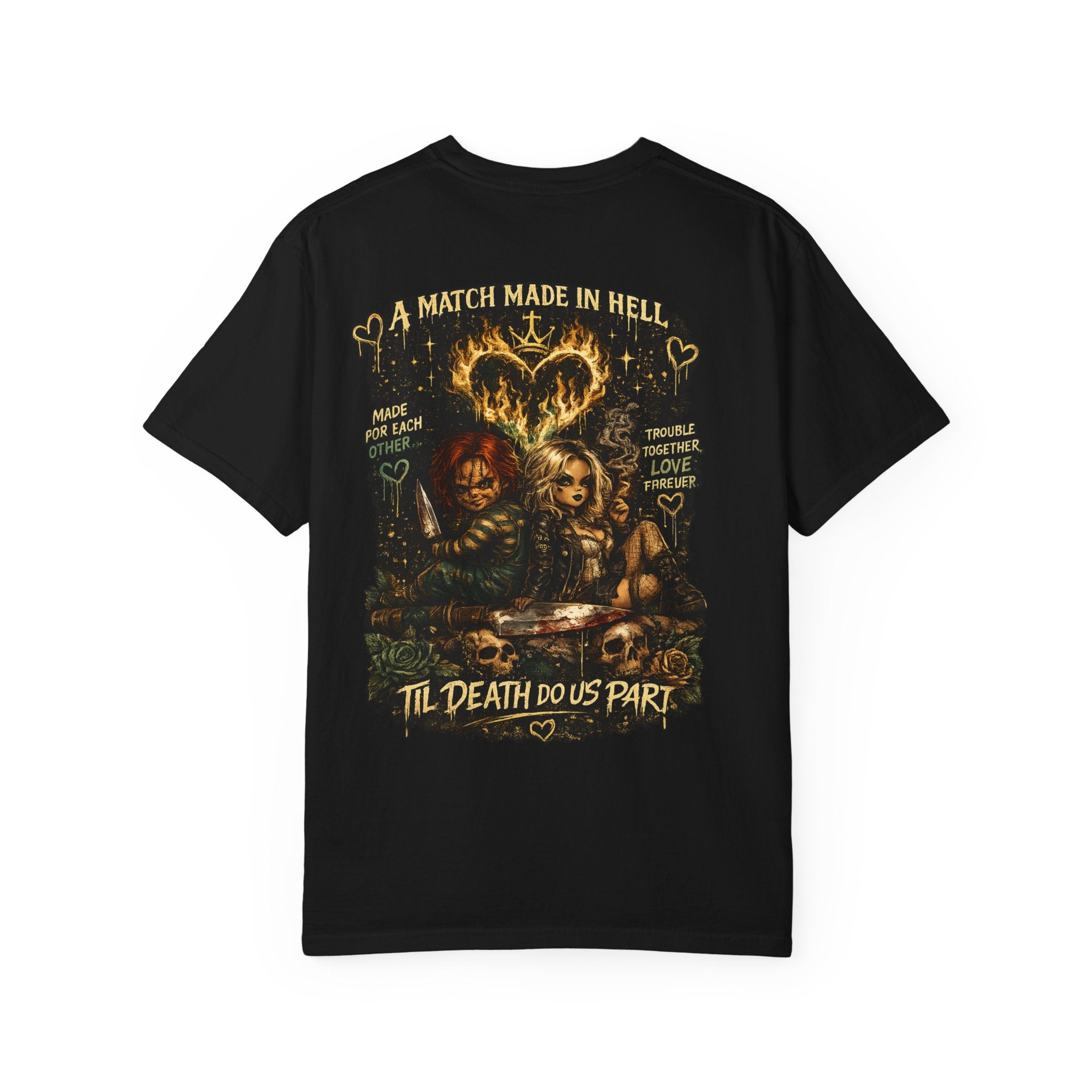 Ann & Ease Camiseta Gráfica "Disfuncional Pero Devota"